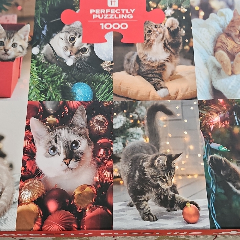 Perfectly Puzzling 1000-Piece Cat Puzzle